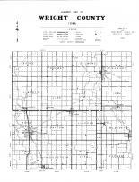 County Map, Wright County 1962